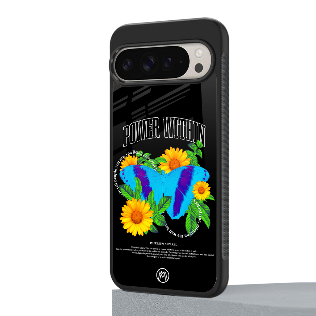 power within back phone cover | glass case for google pixel 9 pro