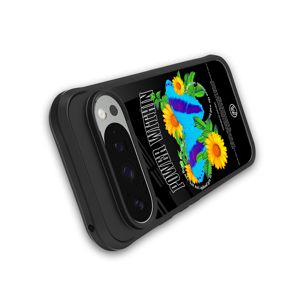 power within back phone cover | glass case for google pixel 9 pro