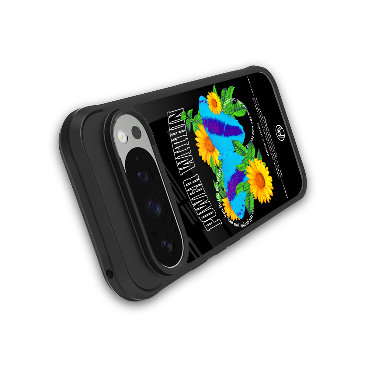power within back phone cover | glass case for google pixel 9 pro xl
