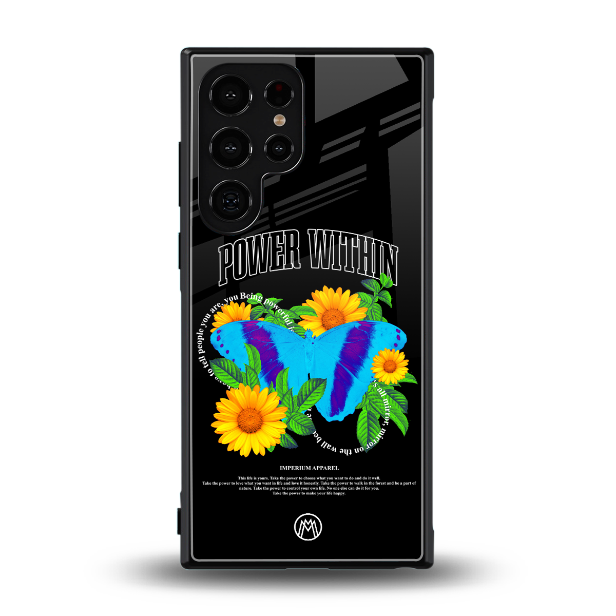 power within back phone cover | glass case for samsung galaxy s23 ultra