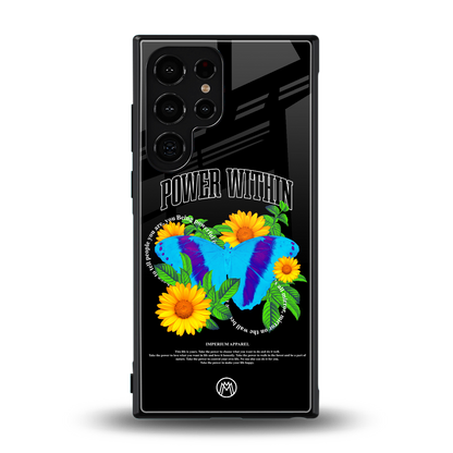 power within back phone cover | glass case for samsung galaxy s23 ultra