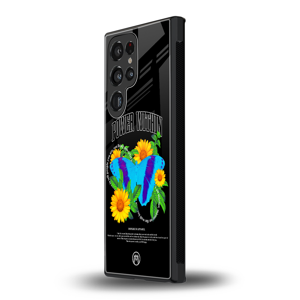 power within back phone cover | glass case for samsung galaxy s23 ultra