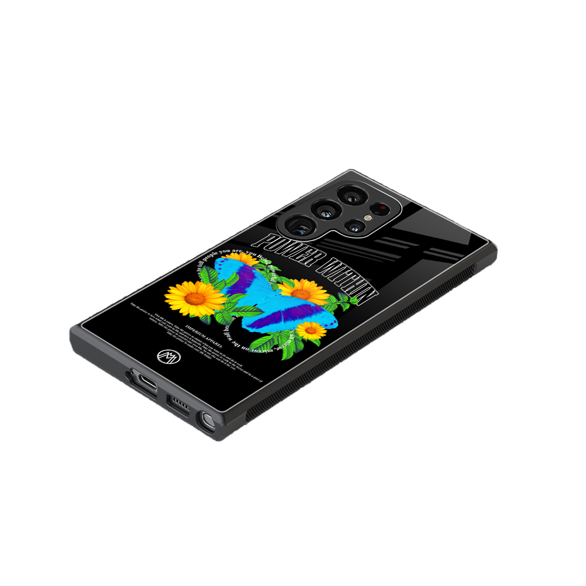 power within back phone cover | glass case for samsung galaxy s23 ultra