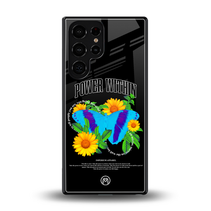 power within back phone cover | glass case for samsung galaxy s25 ultra