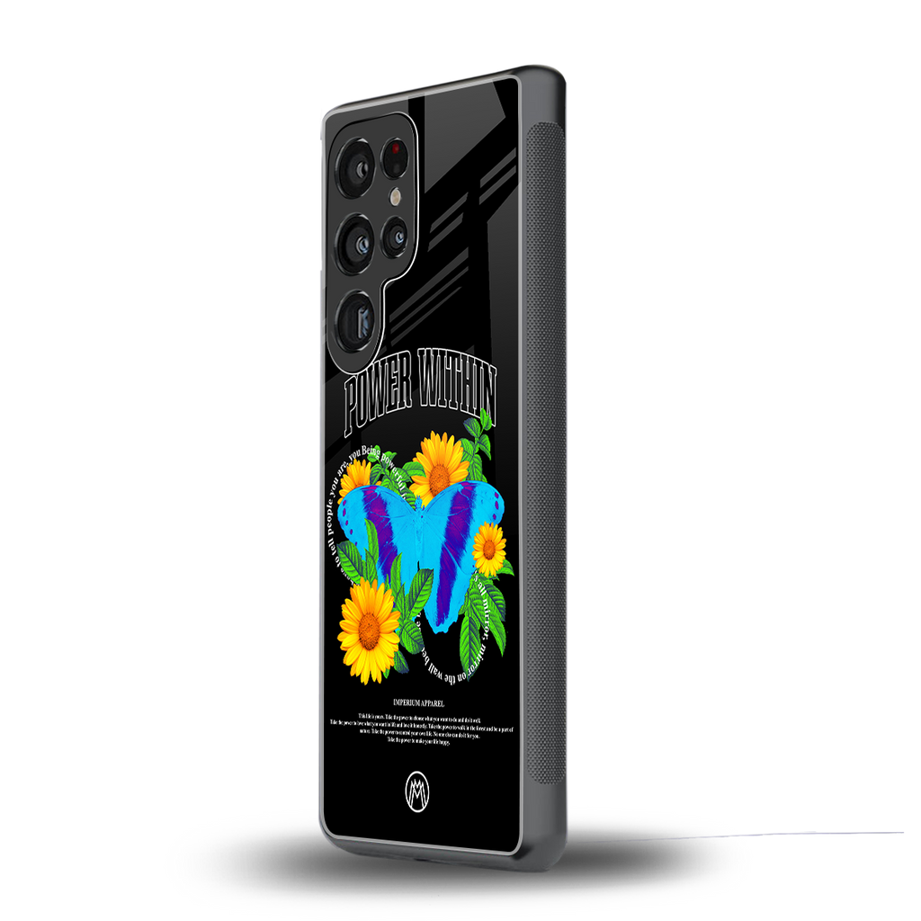 power within back phone cover | glass case for samsung galaxy s25 ultra