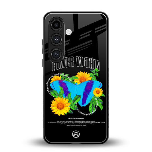 power within back phone cover | glass case for samsung galaxy s24 fe