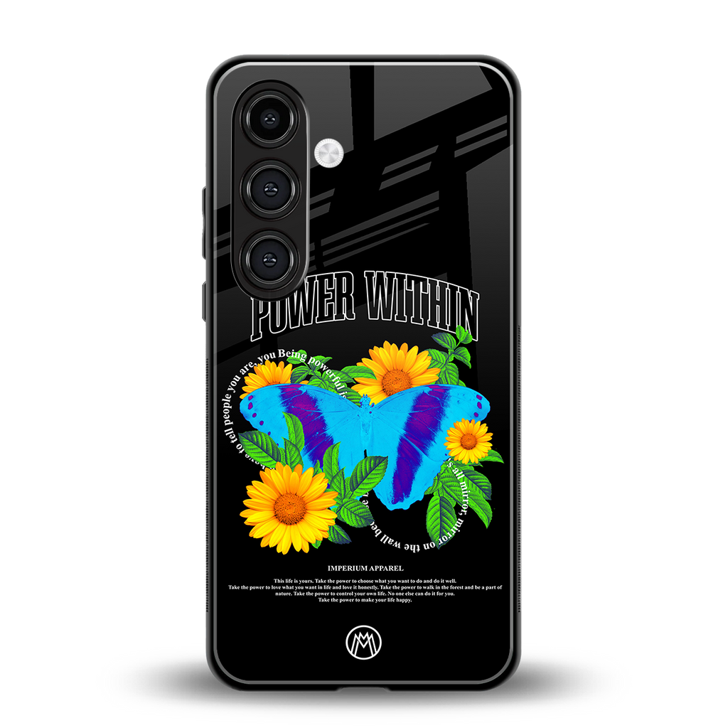 power within back phone cover | glass case for samsung galaxy s24 plus