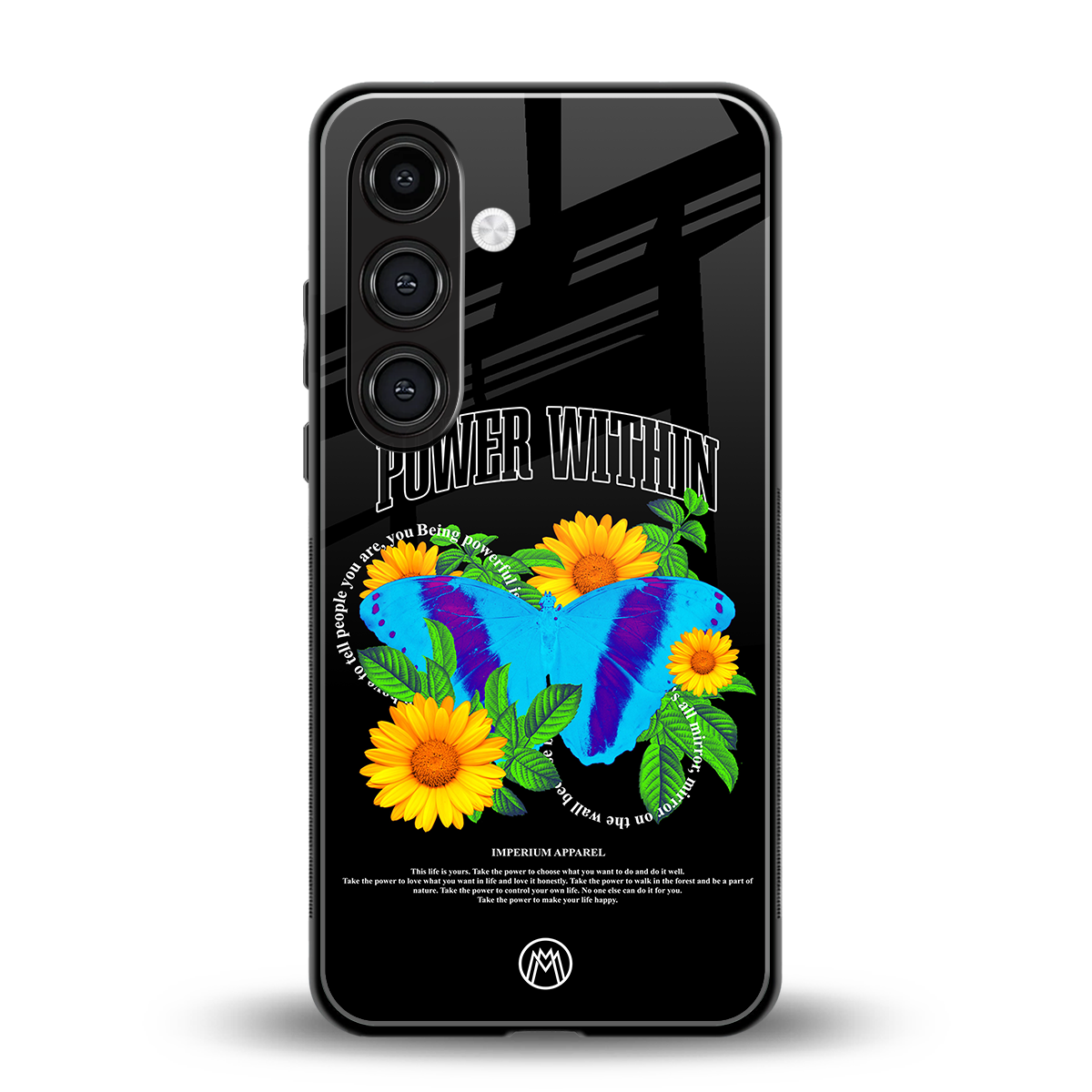 power within back phone cover | glass case for samsung galaxy s23 plus