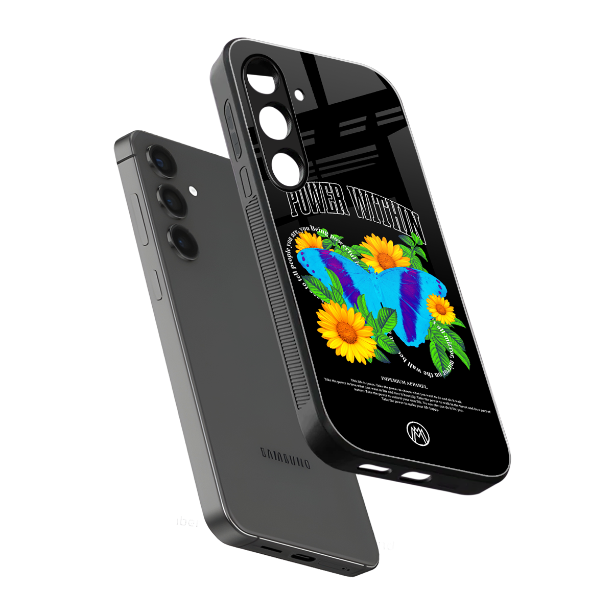 power within back phone cover | glass case for samsung galaxy s23 plus