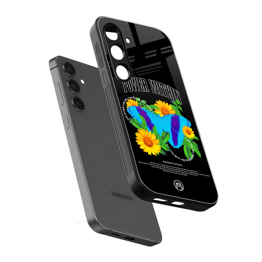 power within back phone cover | glass case for samsung galaxy s24 fe