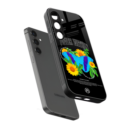 power within back phone cover | glass case for samsung galaxy s24 fe