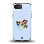 powerpuff girls cartoon back phone cover | glass case for iphone 16e