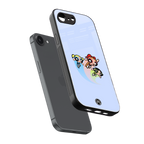 powerpuff girls cartoon back phone cover | glass case for iphone 16e