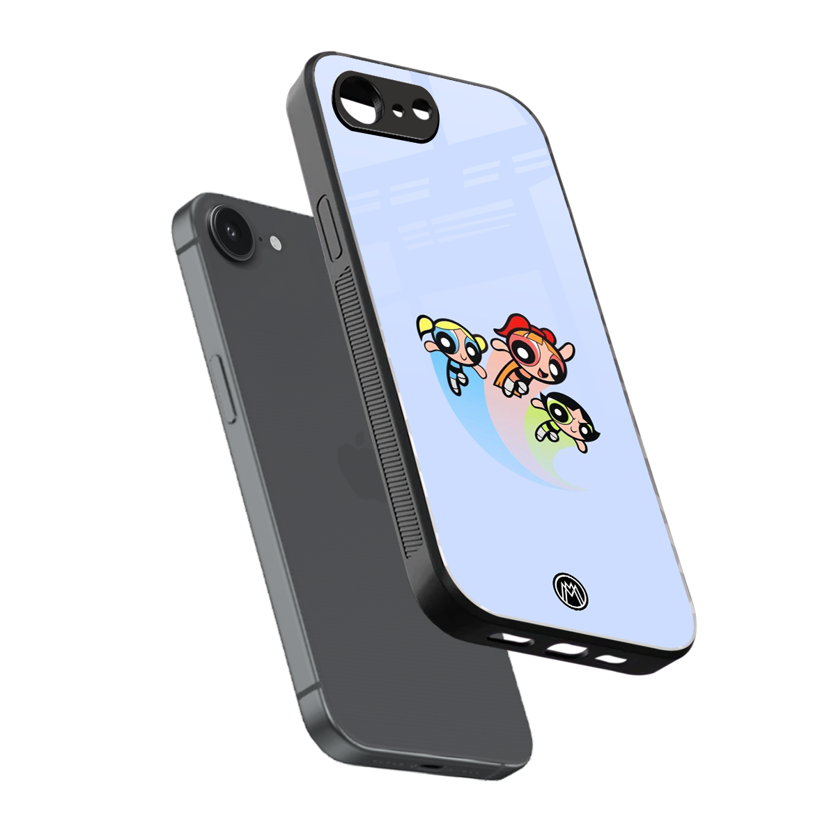 powerpuff girls cartoon back phone cover | glass case for iphone 16e