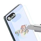 powerpuff girls cartoon back phone cover | glass case for iphone 16e