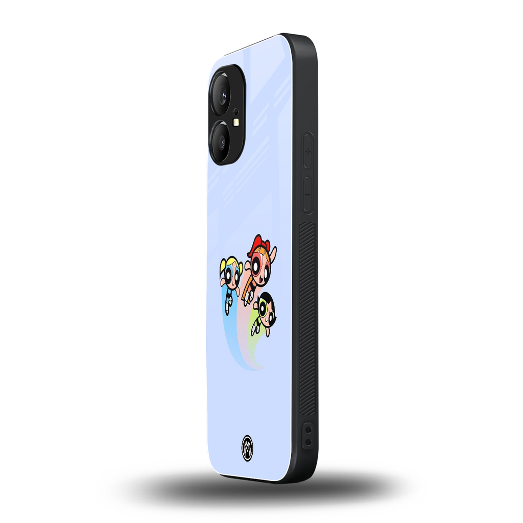 powerpuff girls cartoon back phone cover | glass case for nothing phone 1