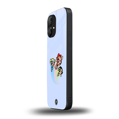 powerpuff girls cartoon back phone cover | glass case for nothing phone 1