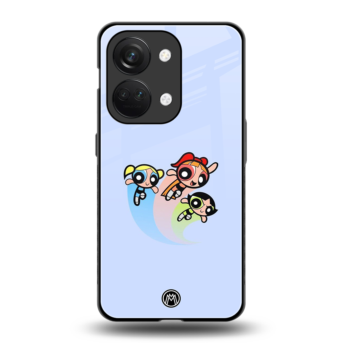 powerpuff girls cartoon back phone cover | glass case for oneplus nord 3