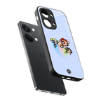 powerpuff girls cartoon back phone cover | glass case for oneplus nord 3