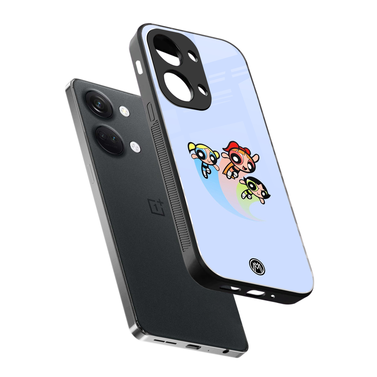 powerpuff girls cartoon back phone cover | glass case for oneplus nord 3