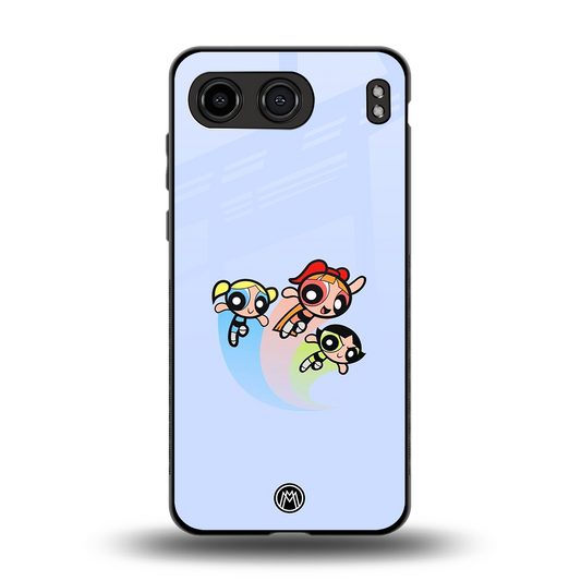 powerpuff girls cartoon back phone cover | glass case for oneplus nord 4