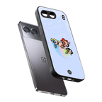 powerpuff girls cartoon back phone cover | glass case for oneplus nord 4