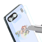 powerpuff girls cartoon back phone cover | glass case for oneplus nord 4