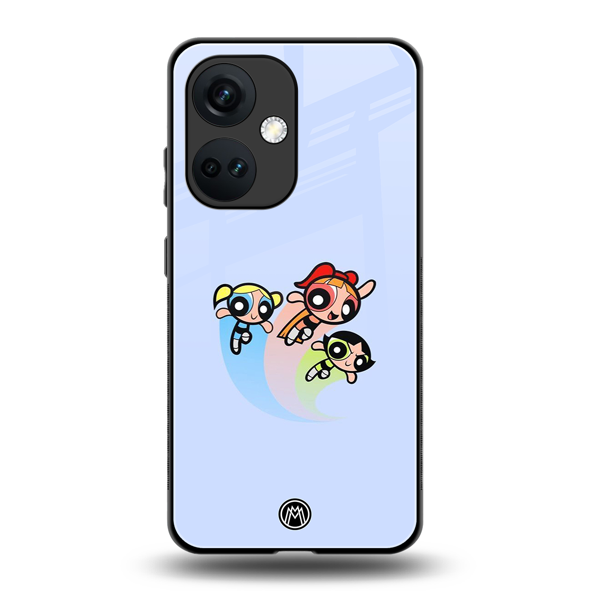 powerpuff girls cartoon back phone cover | glass case for oneplus nord ce 3
