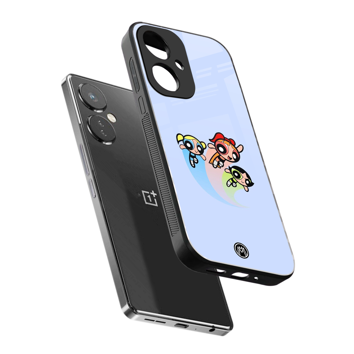 powerpuff girls cartoon back phone cover | glass case for oneplus nord ce 3