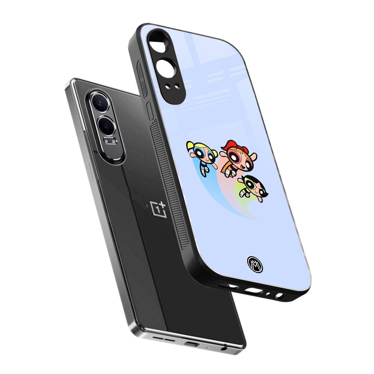 powerpuff girls cartoon back phone cover | glass case for oneplus nord ce 4 lite