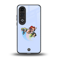 powerpuff girls cartoon back phone cover | glass case for oneplus nord ce 4