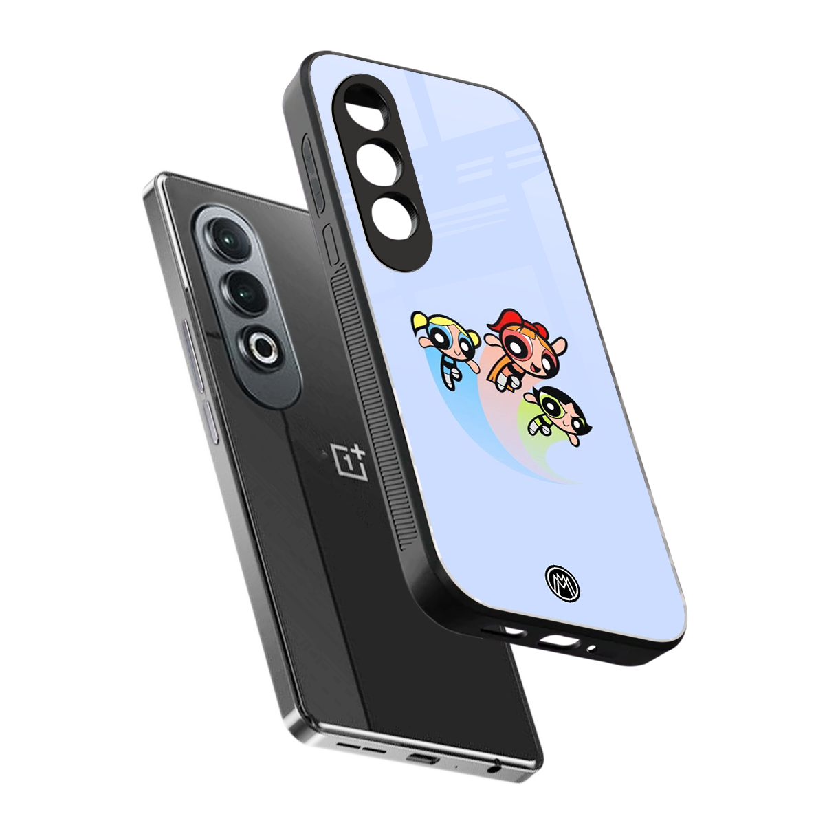 powerpuff girls cartoon back phone cover | glass case for oneplus nord ce 4