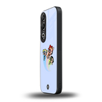 powerpuff girls cartoon back phone cover | glass case for oneplus nord ce 4