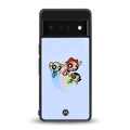 powerpuff girls cartoon back phone cover | glass case for google pixel 6 pro