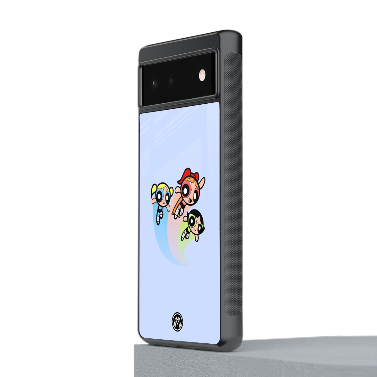 powerpuff girls cartoon back phone cover | glass case for google pixel 6