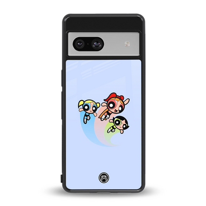 powerpuff girls cartoon back phone cover | glass case for Google Pixel 7