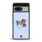 powerpuff girls cartoon back phone cover | glass case for Google Pixel 8