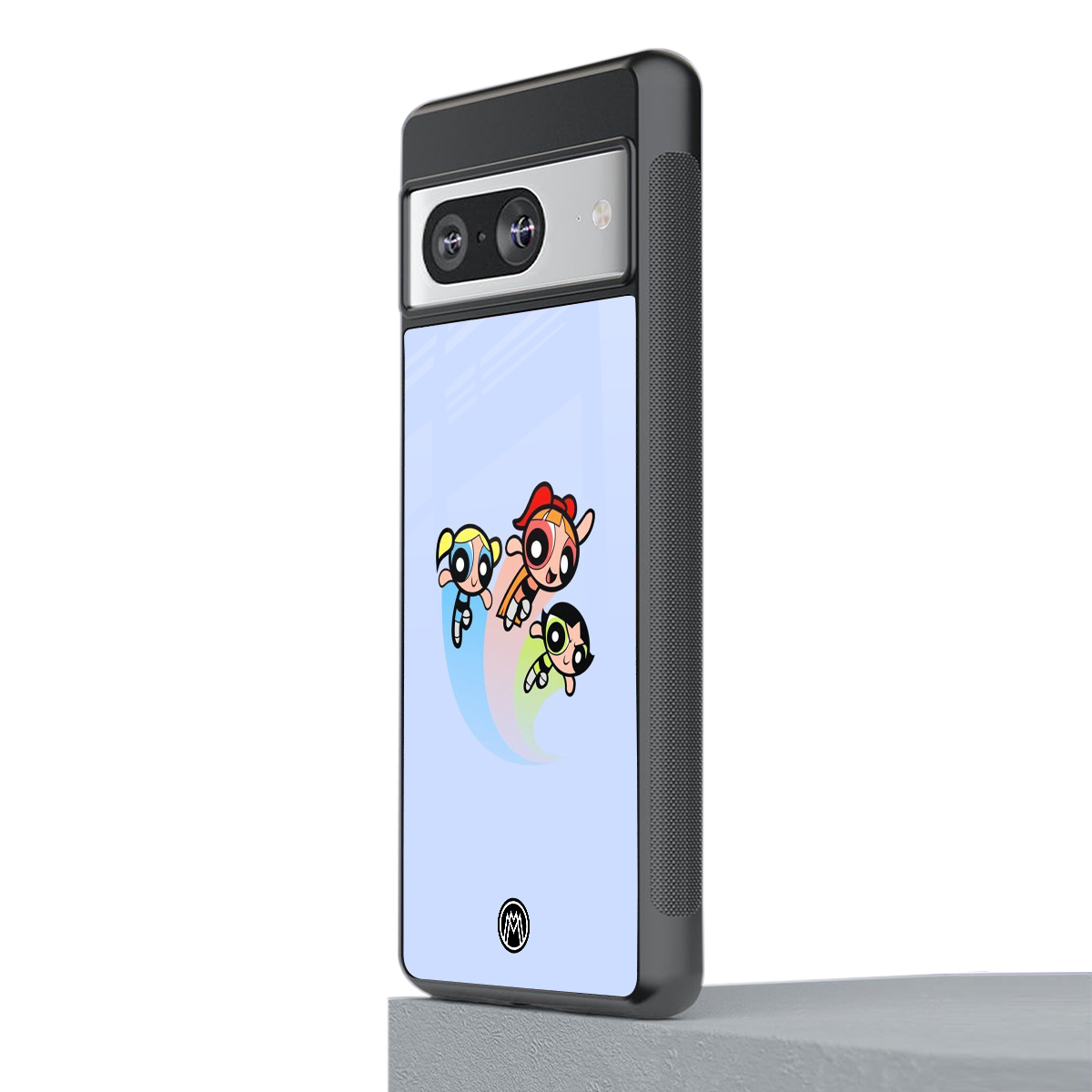 powerpuff girls cartoon back phone cover | glass case for Google Pixel 8