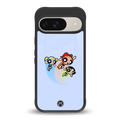 powerpuff girls cartoon back phone cover | glass case for google pixel 9