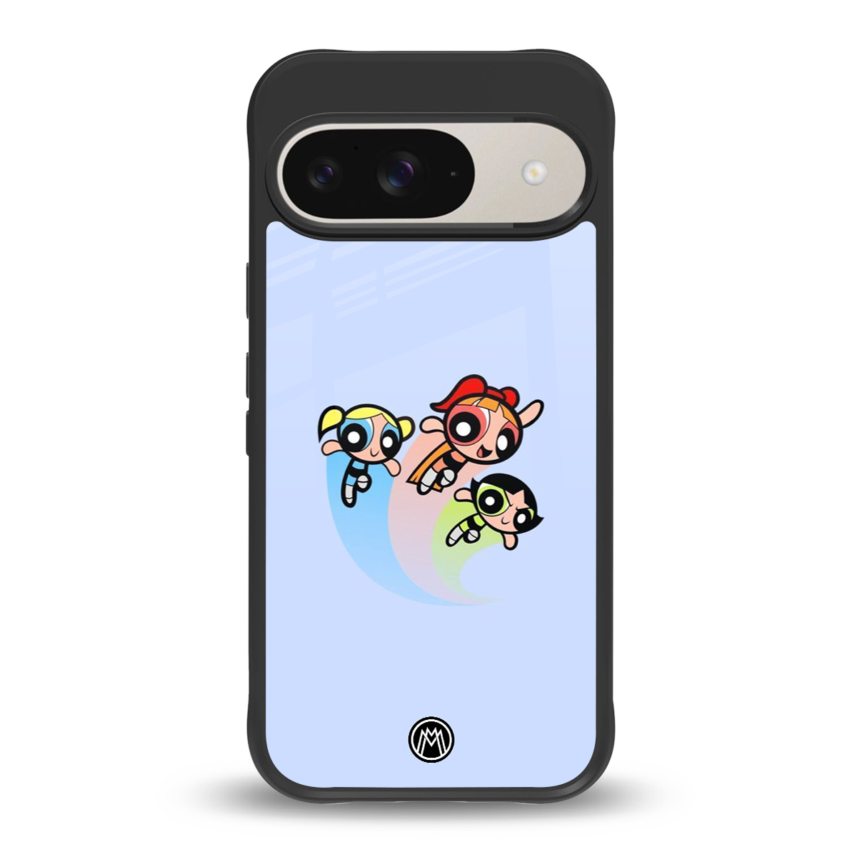 powerpuff girls cartoon back phone cover | glass case for google pixel 9
