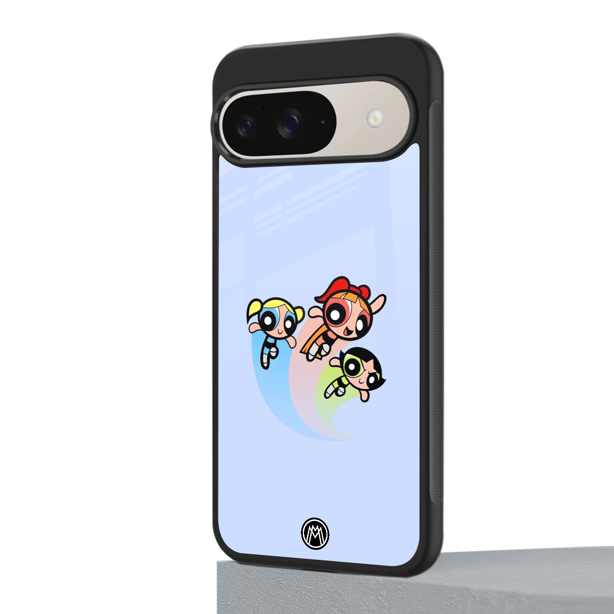 powerpuff girls cartoon back phone cover | glass case for google pixel 9