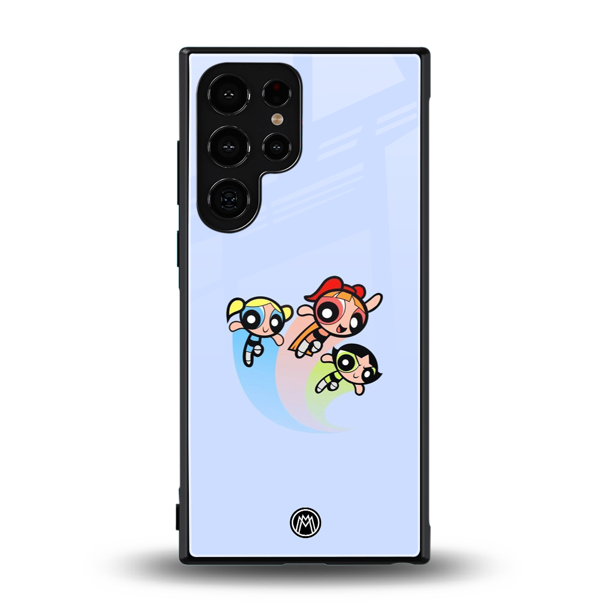 powerpuff girls cartoon back phone cover | glass case for samsung galaxy s23 ultra