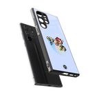 powerpuff girls cartoon back phone cover | glass case for samsung galaxy s23 ultra