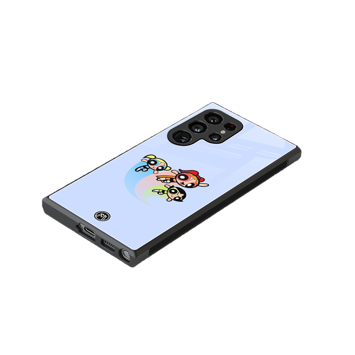 powerpuff girls cartoon back phone cover | glass case for samsung galaxy s23 ultra