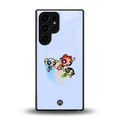 powerpuff girls cartoon back phone cover | glass case for samsung galaxy s25 ultra