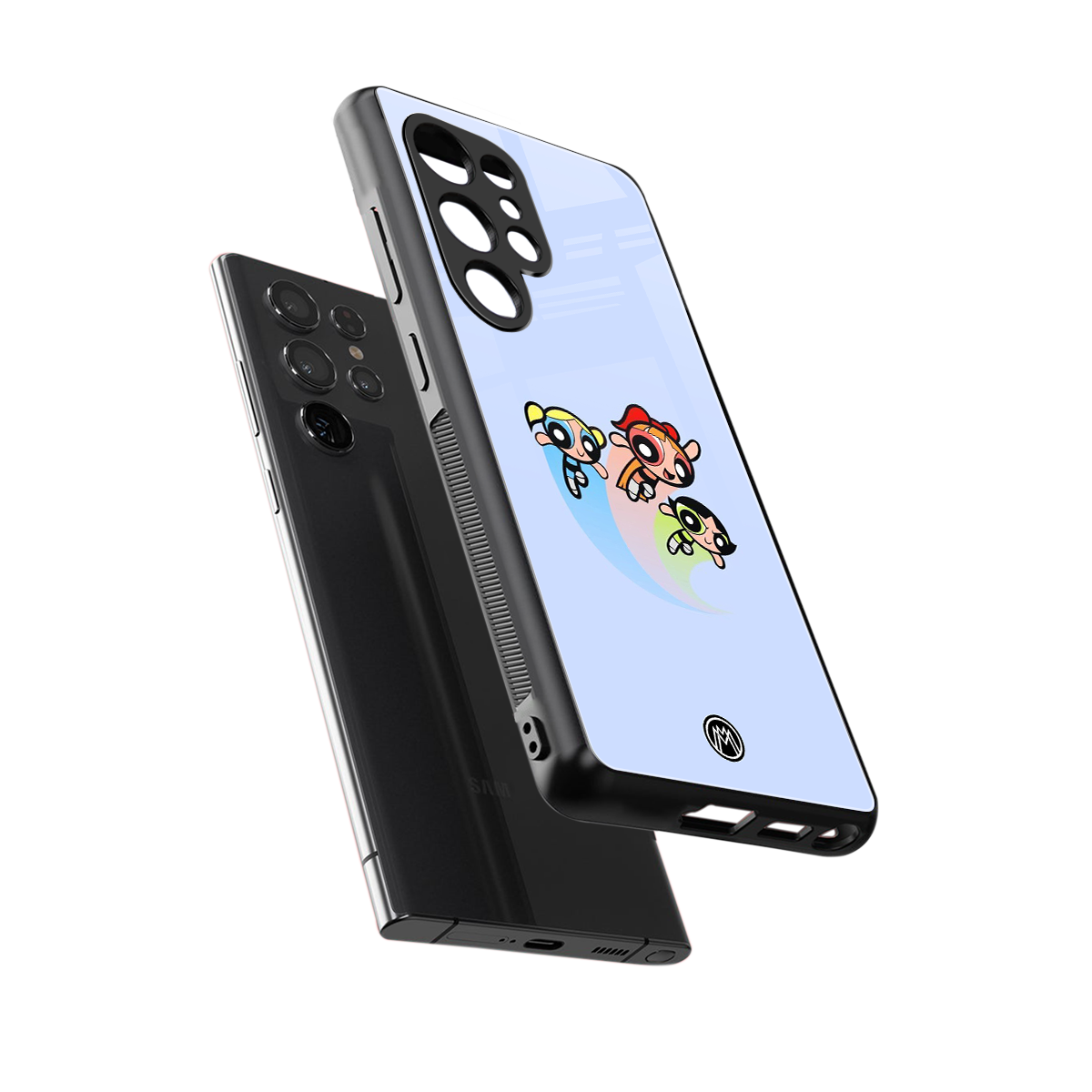 powerpuff girls cartoon back phone cover | glass case for samsung galaxy s25 ultra