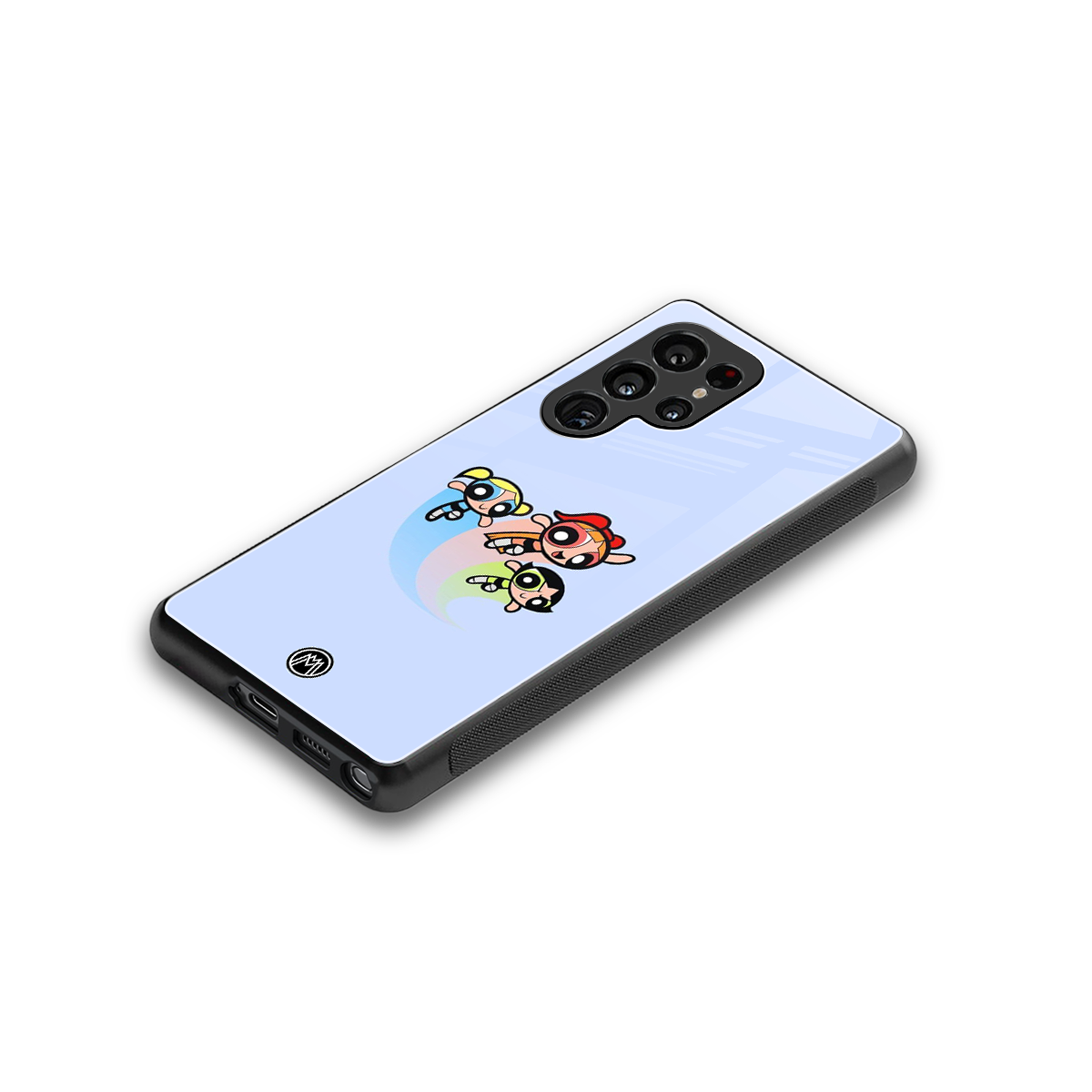 powerpuff girls cartoon back phone cover | glass case for samsung galaxy s25 ultra