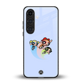 powerpuff girls cartoon back phone cover | glass case for samsung galaxy s24 plus