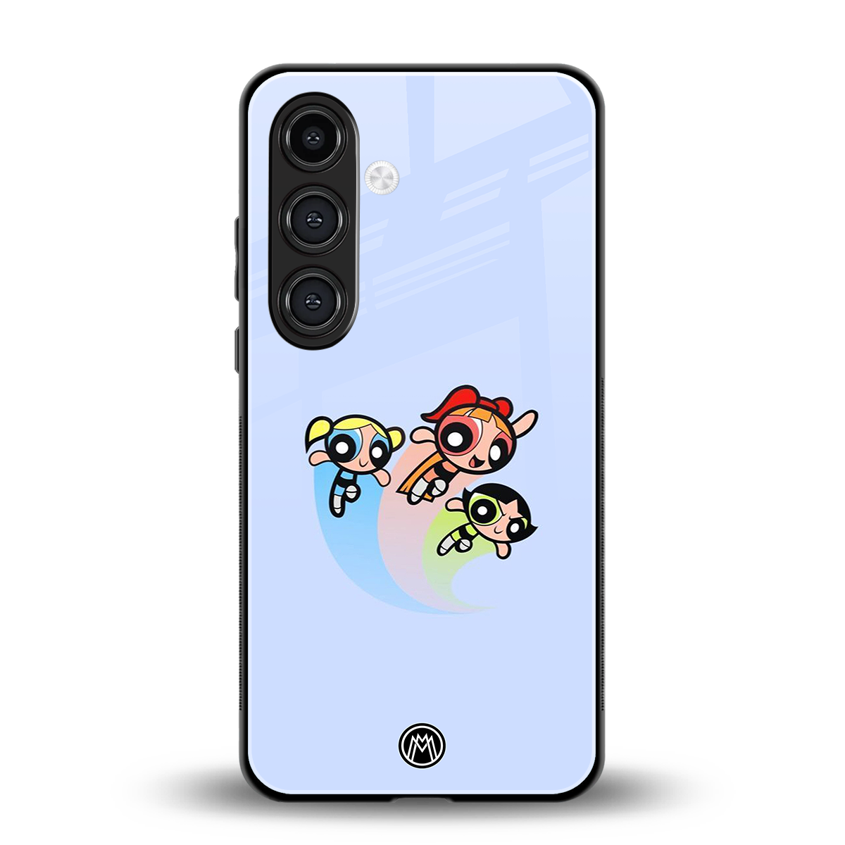 powerpuff girls cartoon back phone cover | glass case for samsung galaxy s23 plus