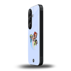 powerpuff girls cartoon back phone cover | glass case for samsung galaxy s25